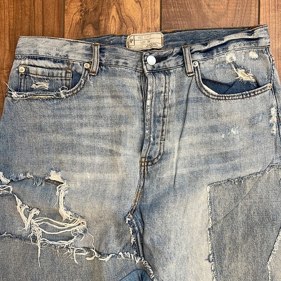 Free People Blazing Summer Harem Jeans Size 26 - Picture 9 of 13